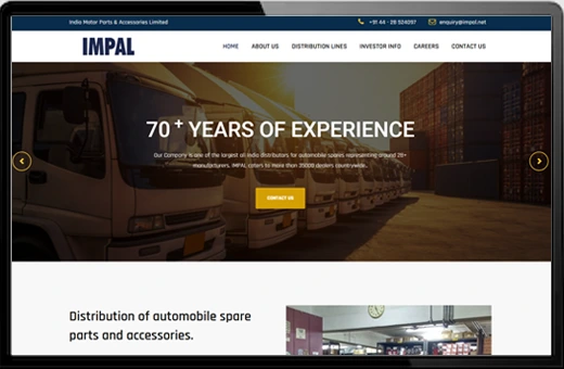 E-commerce Website Development for Impal