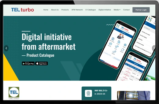 Dynamic Website Development for TEL Turbo